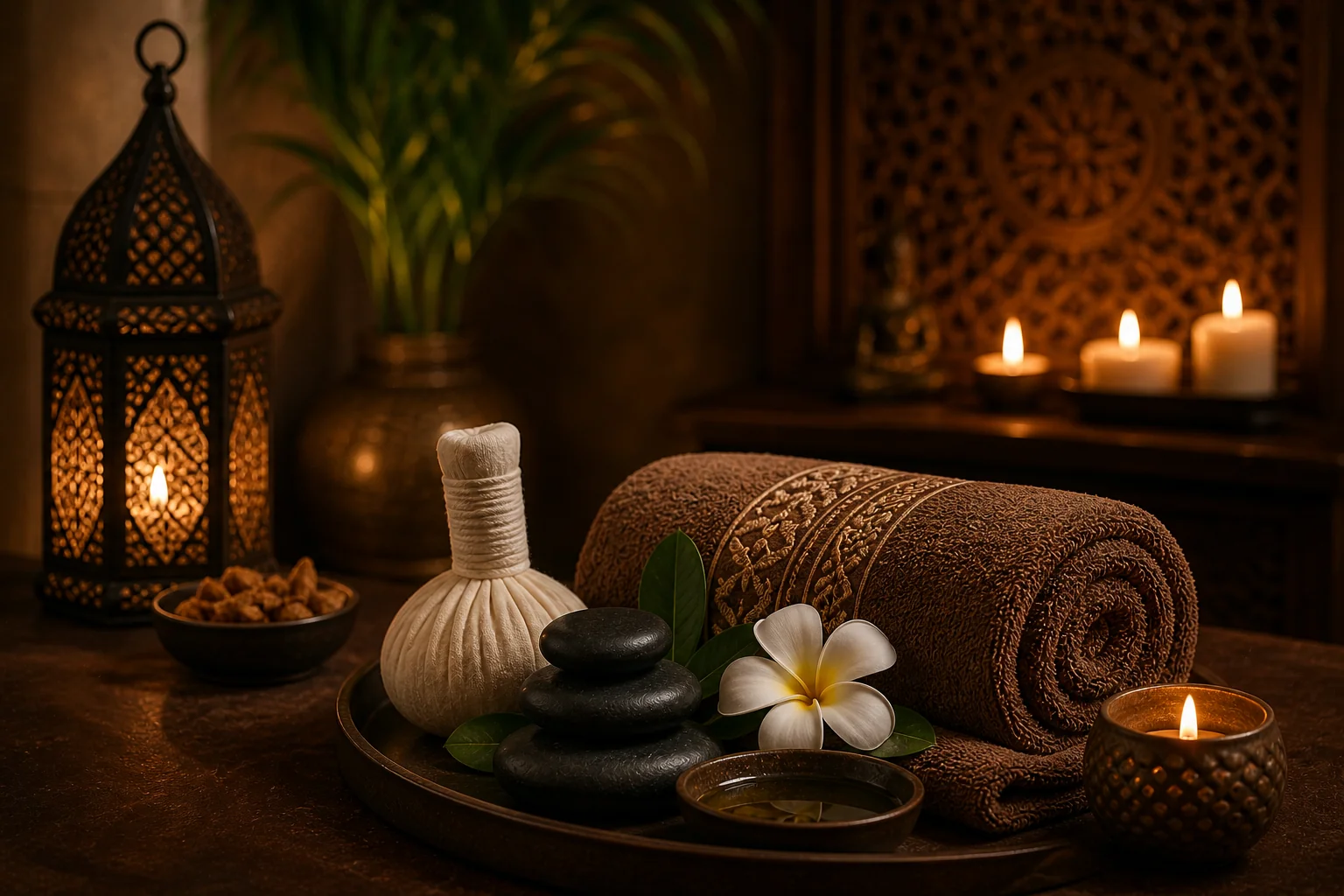 Private and relaxing Dubai home massage environment